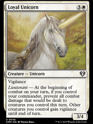 Loyal Unicorn (Commander Masters)