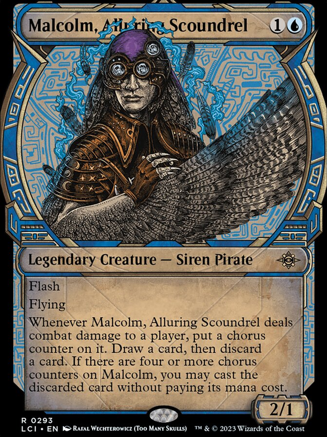 Malcolm, Alluring Scoundrel (The Lost Caverns of Ixalan) 1
