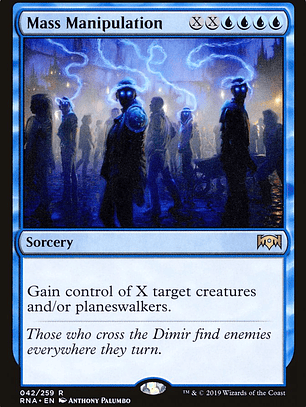 Mass Manipulation (Ravnica Allegiance)