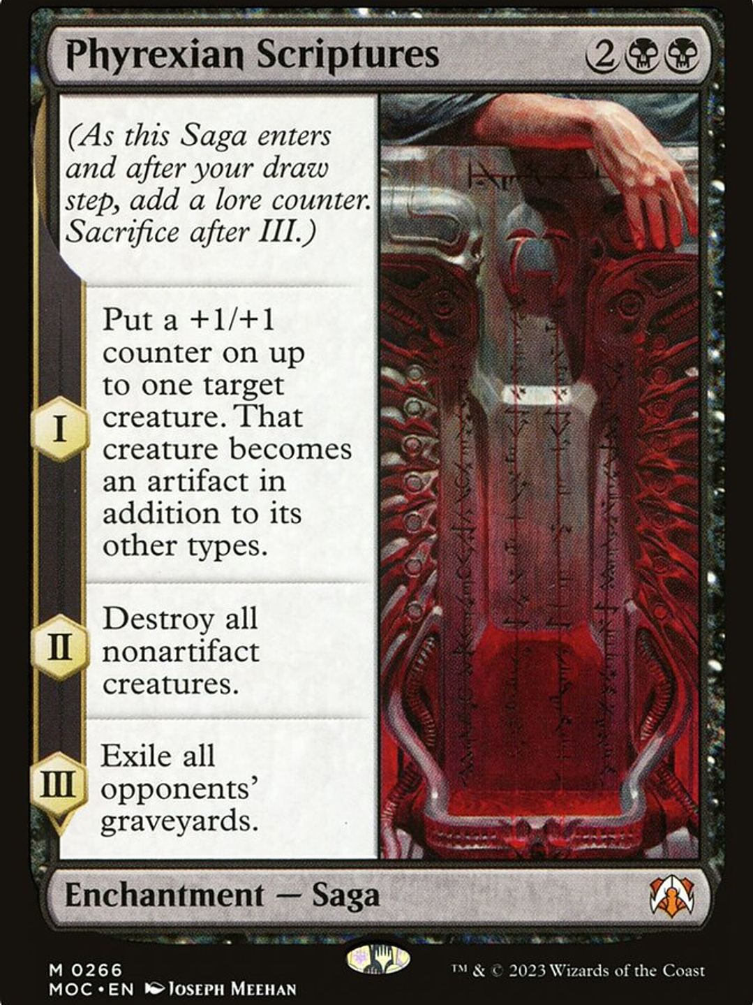 Phyrexian Scriptures (March of the Machine Commander) 1