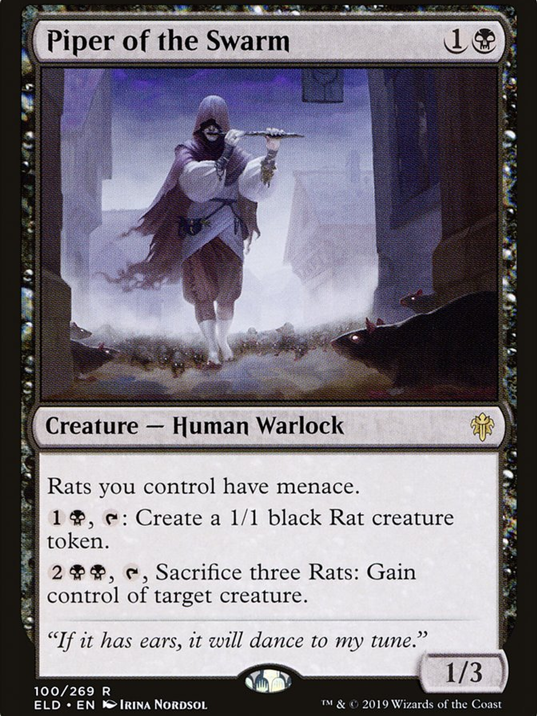 Piper of the Swarm (Throne of Eldraine) 1