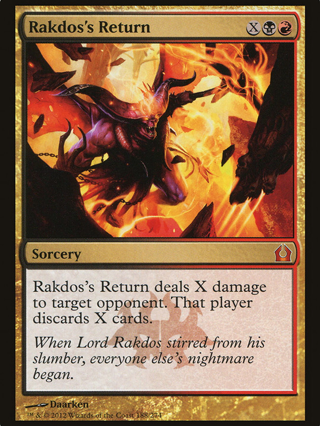 Rakdos's Return (Return to Ravnica) 1