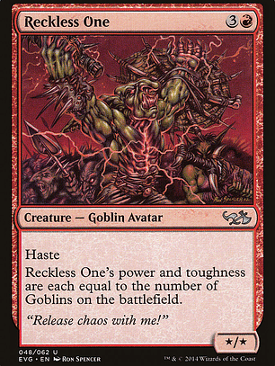 Reckless One (Duel Decks Anthology: Elves vs. Goblins)