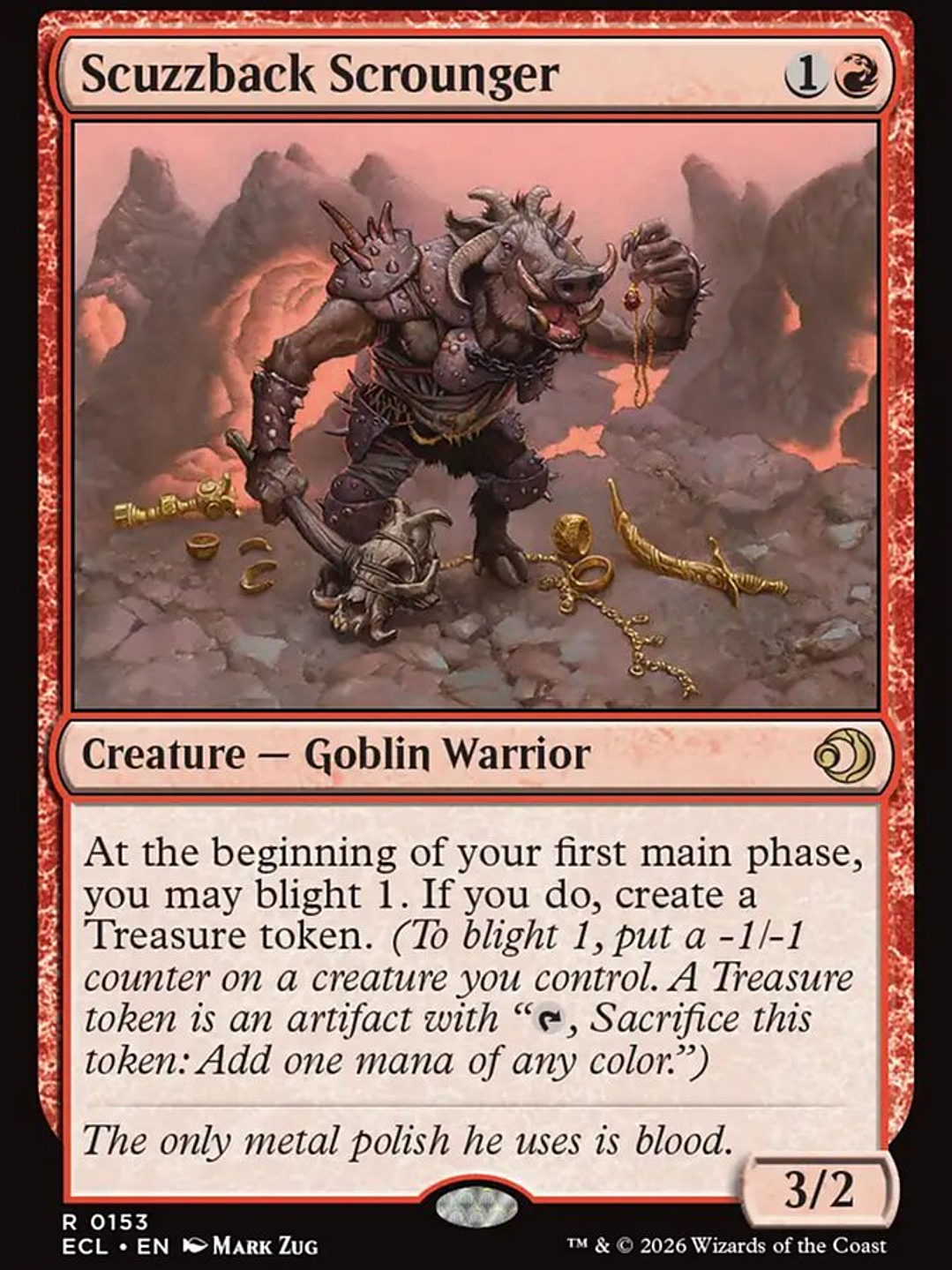 Scuzzback Scrounger (Lorwyn Eclipsed) 1