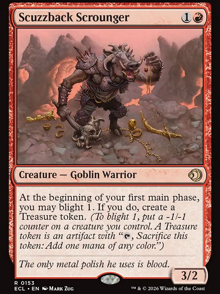 Scuzzback Scrounger (Lorwyn Eclipsed) 1
