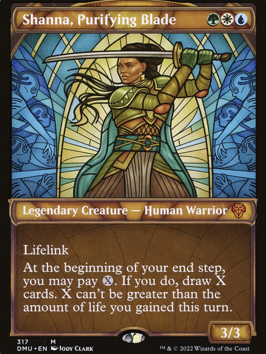 Shanna, Purifying Blade (Dominaria United) 1