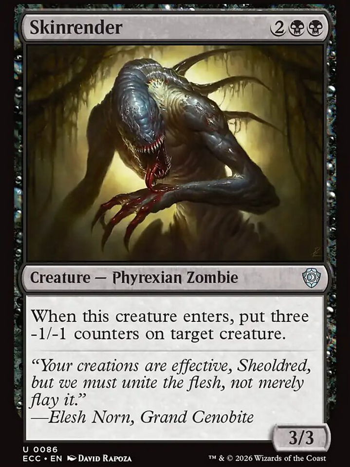 Skinrender (Lorwyn Eclipsed Commander) 1