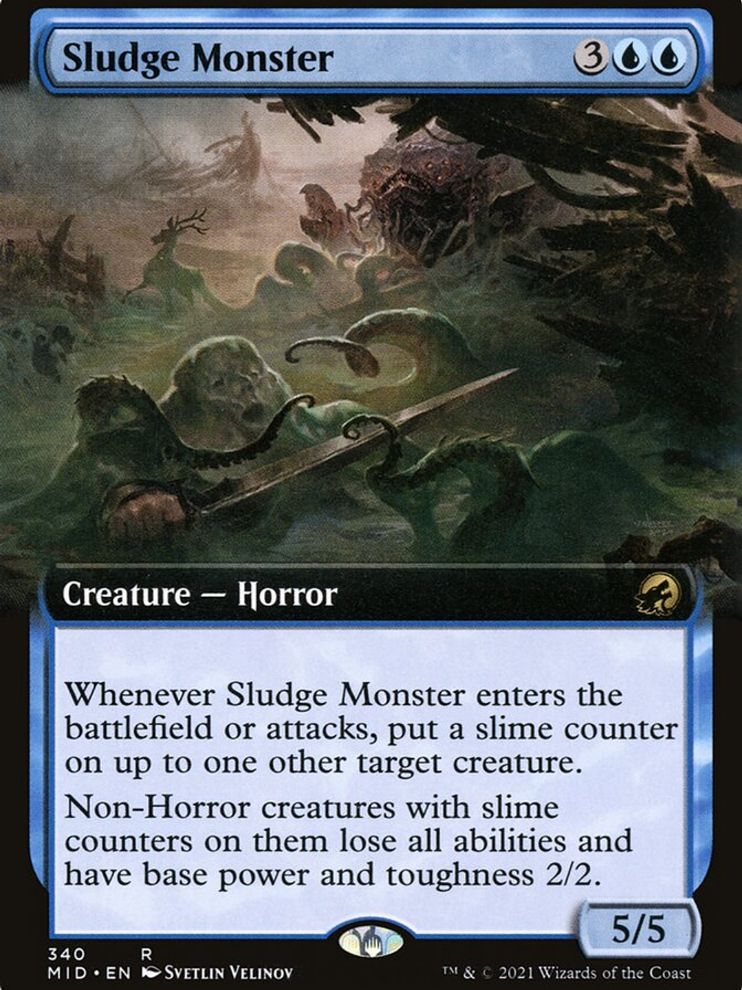 Sludge Monster (Innistrad: Midnight Hunt) 1