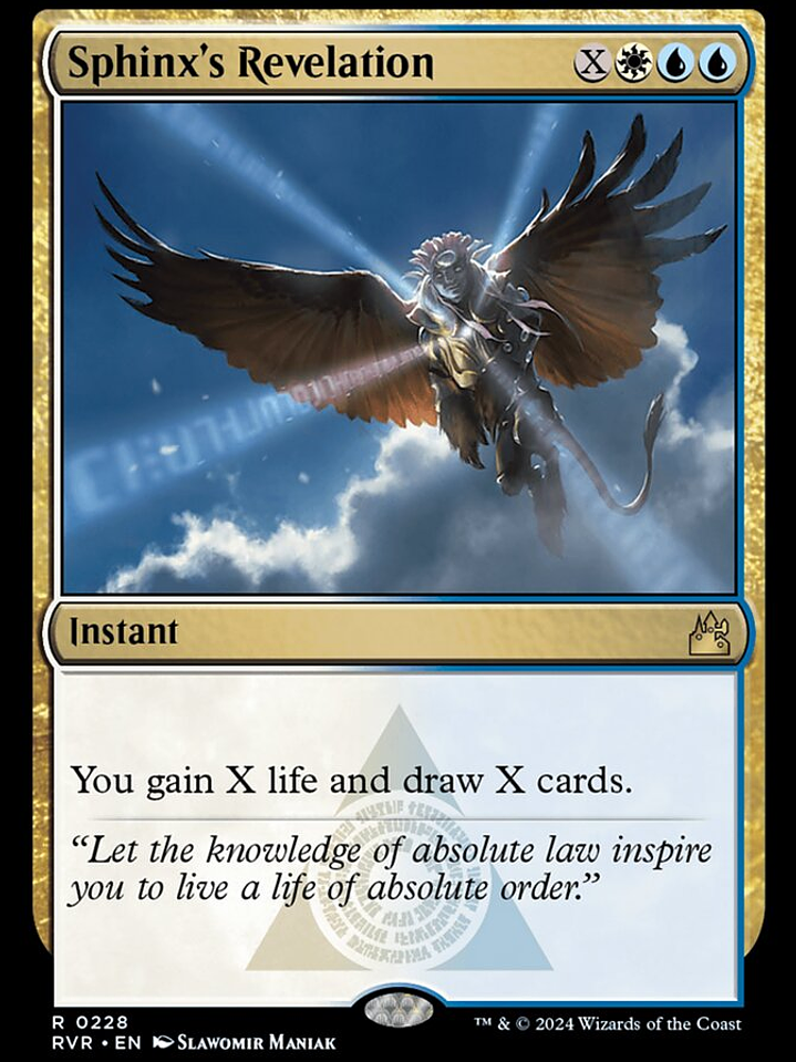 Sphinx's Revelation (Ravnica Remastered) 1