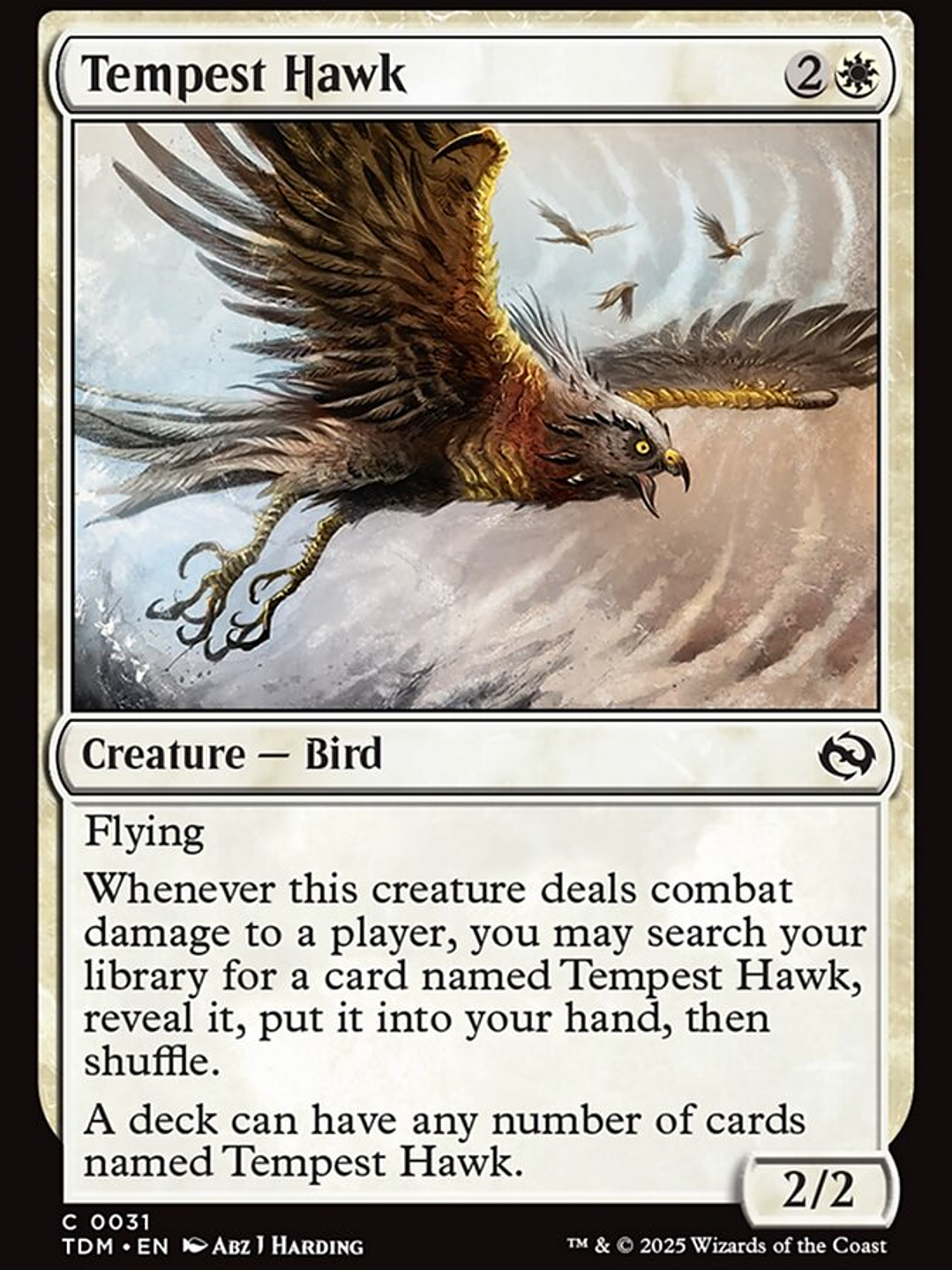 Tempest Hawk (Tarkir: Dragonstorm) 1