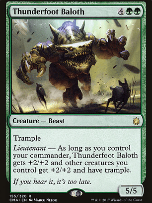 Thunderfoot Baloth (Commander Anthology)