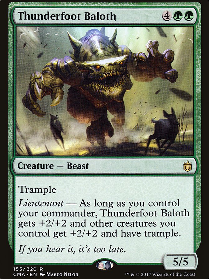 Thunderfoot Baloth (Commander Anthology) 1