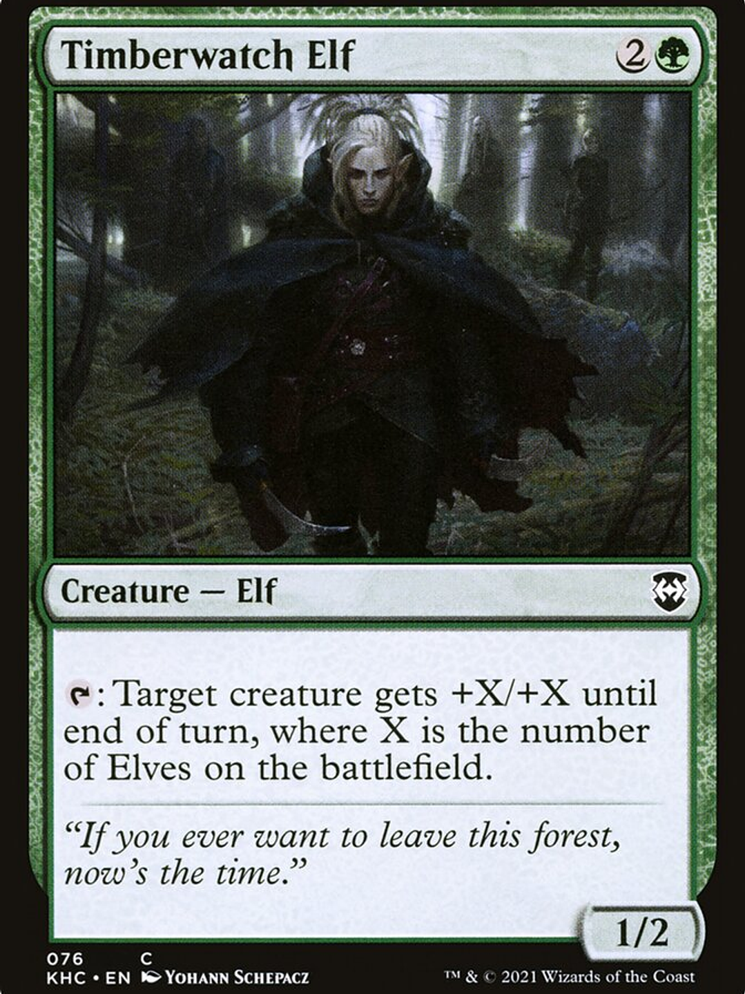 Timberwatch Elf (Kaldheim Commander) 1