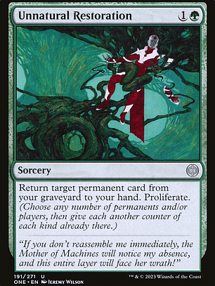 Unnatural Restoration (Phyrexia: All Will Be One)