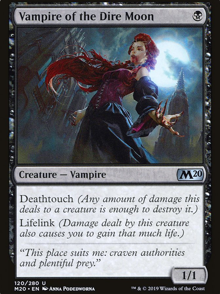 Vampire of the Dire Moon (Core Set 2020) 1