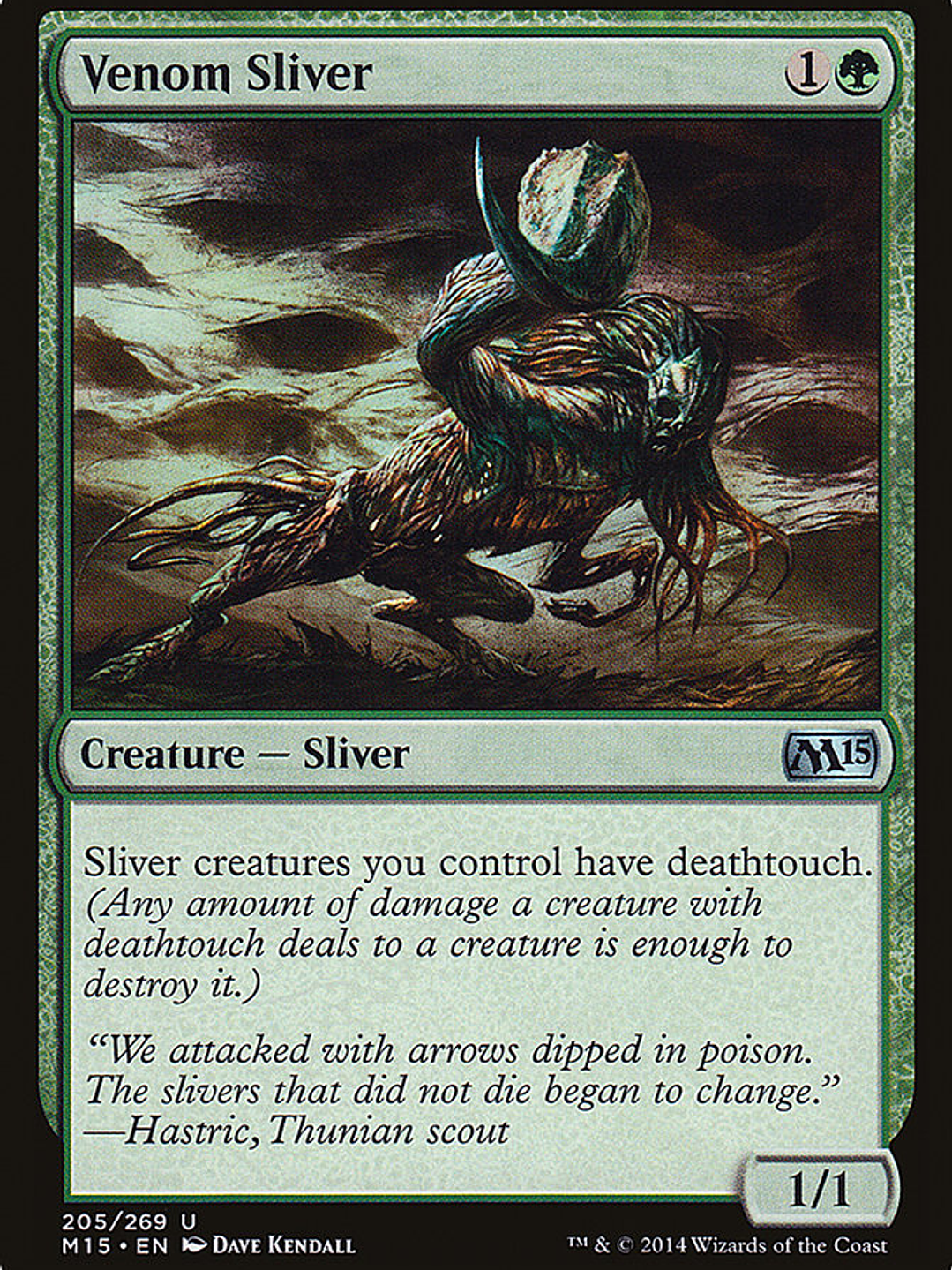 Venom Sliver (Magic 2015) 1