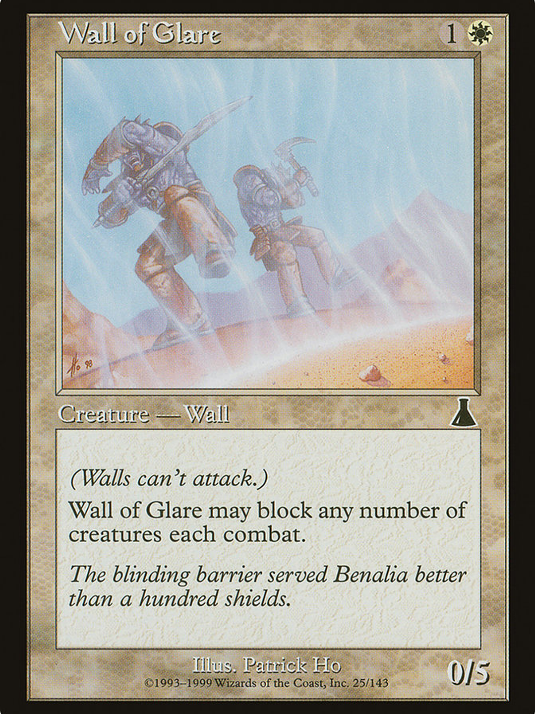Wall of Glare (Urza's Destiny) 1