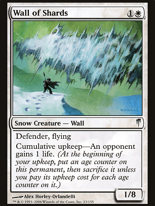 Wall of Shards (Coldsnap)
