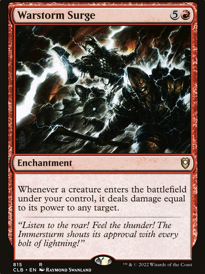 Warstorm Surge (Commander Legends: Battle for Baldur's Gate) 1