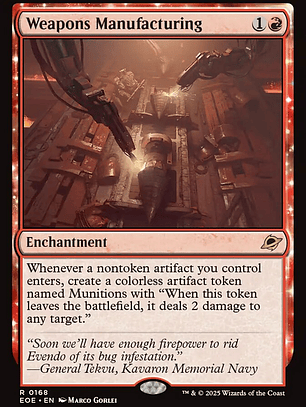 Weapons Manufacturing (Edge of Eternities)