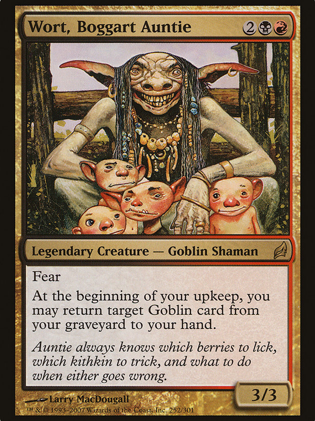 Wort, Boggart Auntie (Lorwyn) 1