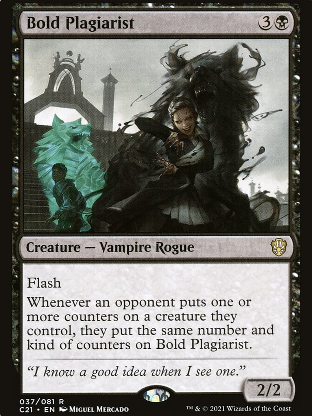 Bold Plagiarist (Commander 2021) 1