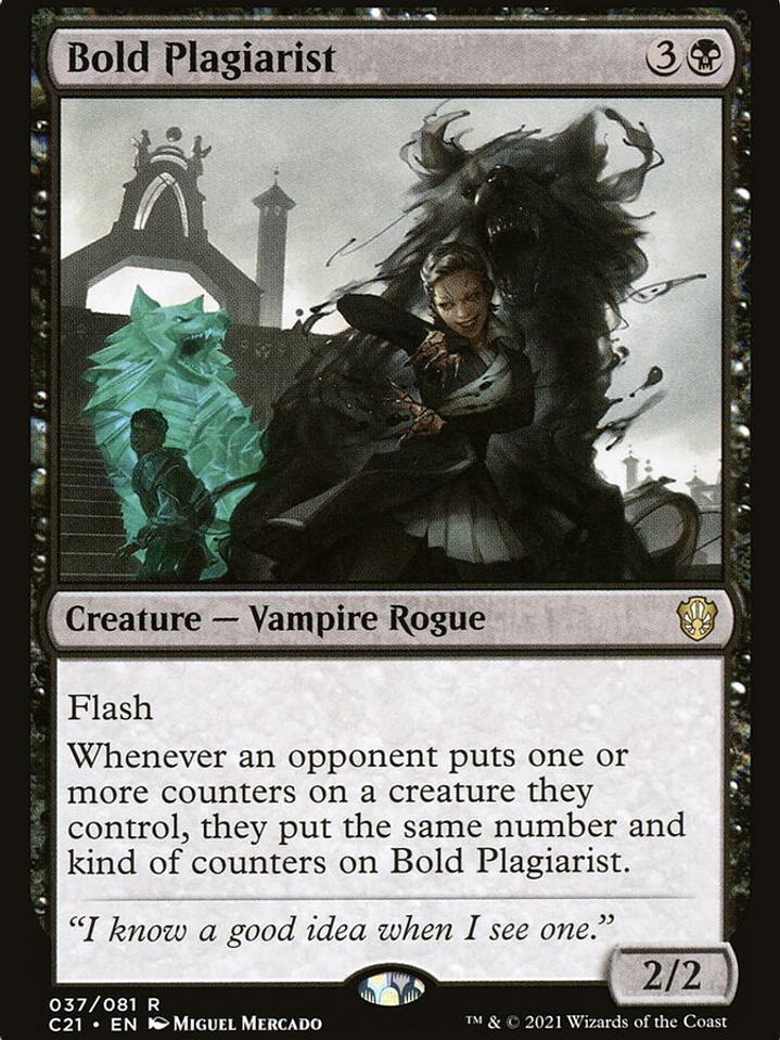 Bold Plagiarist (Commander 2021) 1