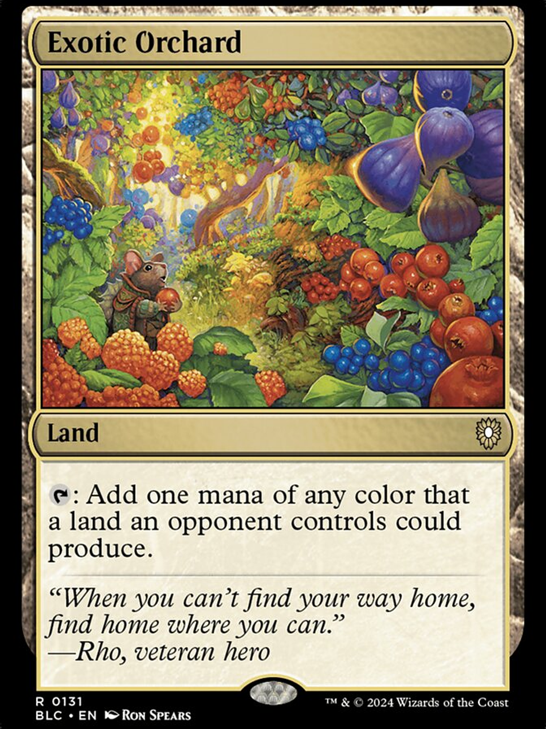 Exotic Orchard (Bloomburrow Commander) 1
