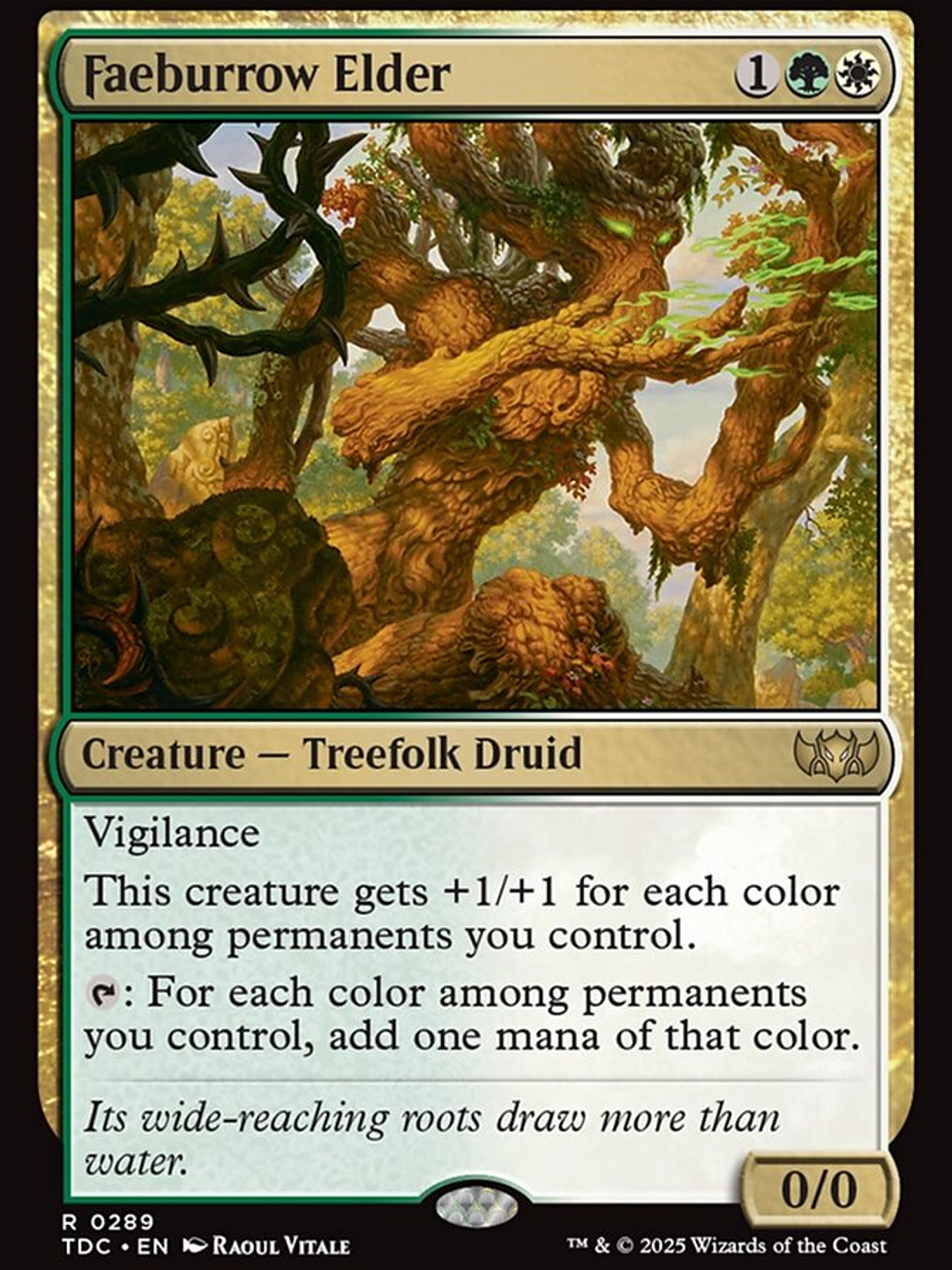 Faeburrow Elder (Tarkir: Dragonstorm Commander) 1