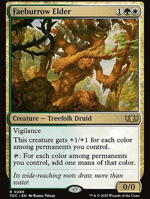 Faeburrow Elder (Tarkir: Dragonstorm Commander)