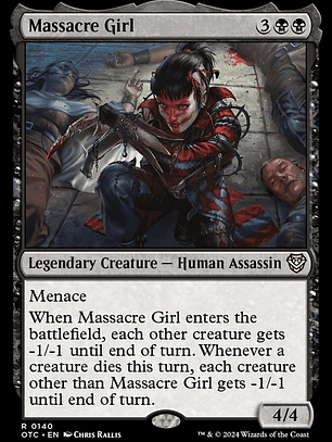 Massacre Girl (Outlaws of Thunder Junction Commander)