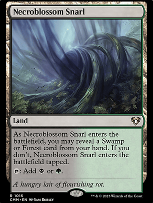 Necroblossom Snarl (Commander Masters)