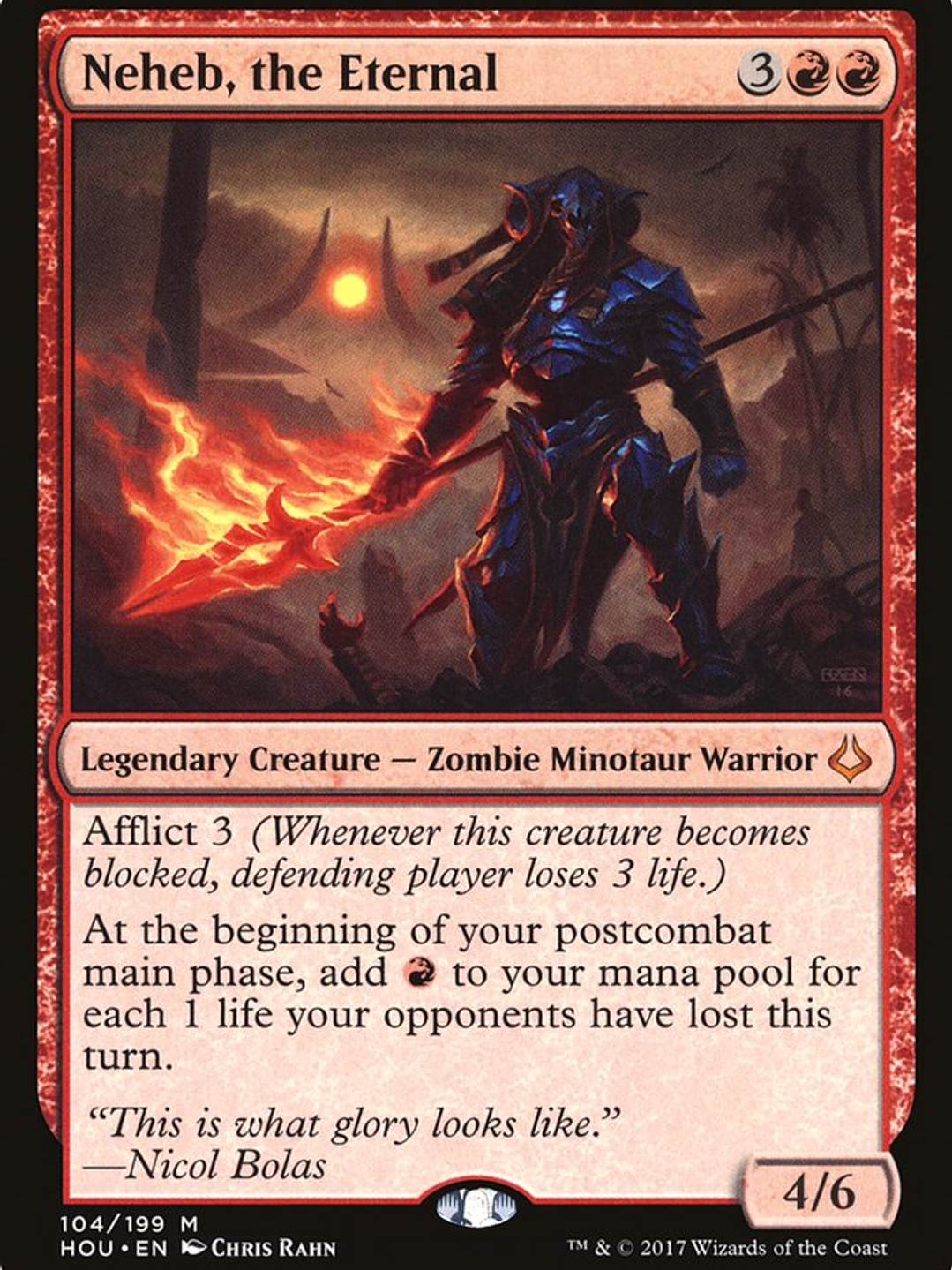 Neheb, the Eternal (Hour of Devastation) 1