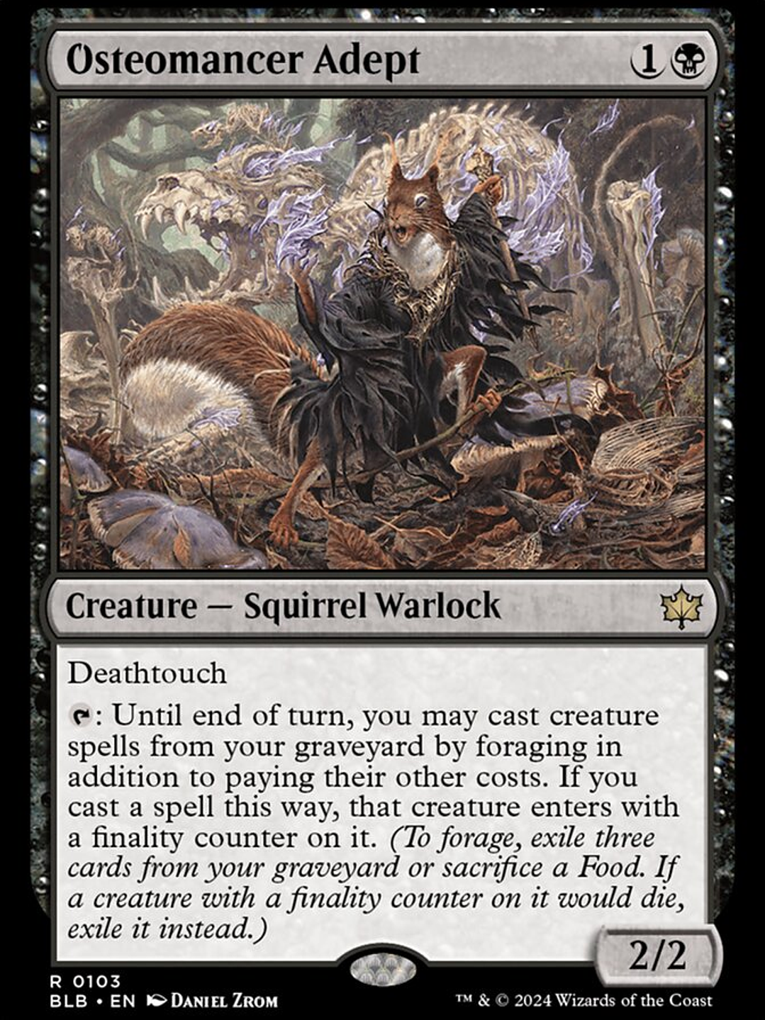 Osteomancer Adept (Bloomburrow) 1