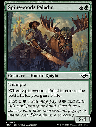 Spinewoods Paladin (Outlaws of Thunder Junction)