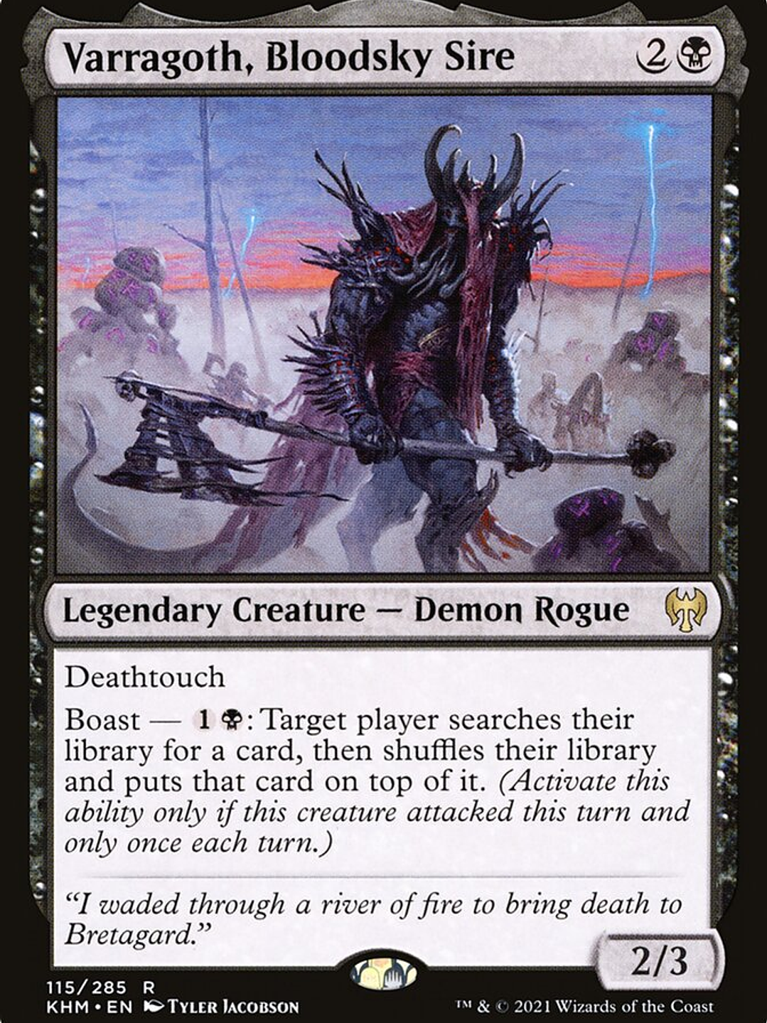 Varragoth, Bloodsky Sire (Kaldheim) 1