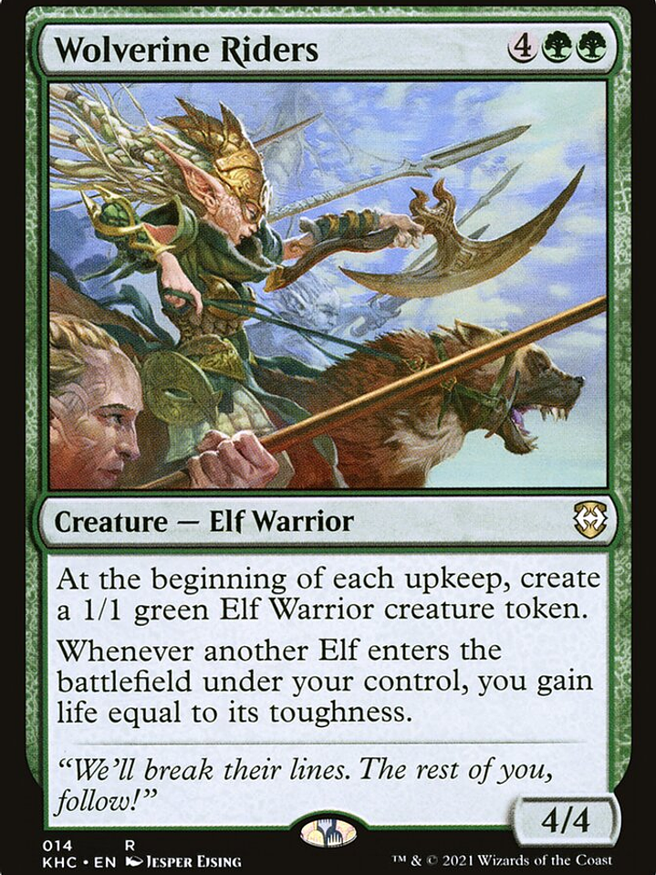 Wolverine Riders (Kaldheim Commander) 1