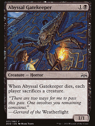 Abyssal Gatekeeper (Duel Decks Anthology: Divine vs. Demonic)