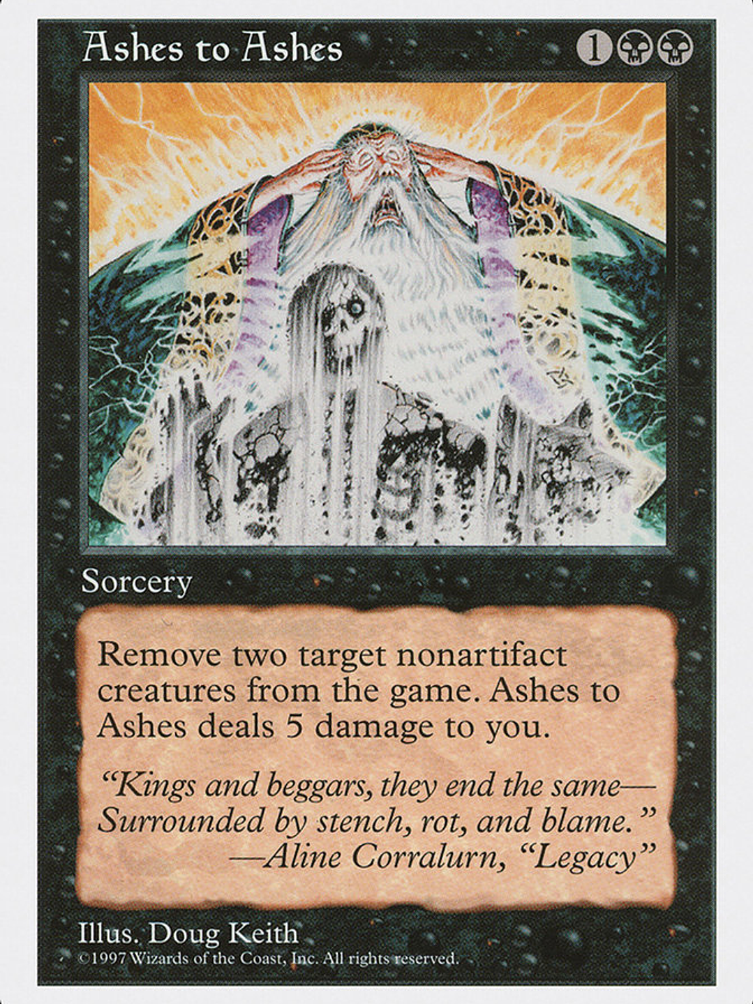 Ashes to Ashes (Fifth Edition) 1