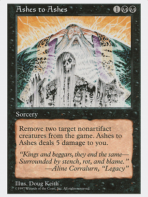 Ashes to Ashes (Fifth Edition)