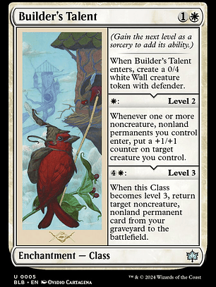 Builder's Talent (Bloomburrow)