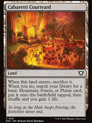 Cabaretti Courtyard (Edge of Eternities Commander)