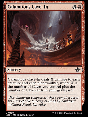 Calamitous Cave-In (The Lost Caverns of Ixalan)
