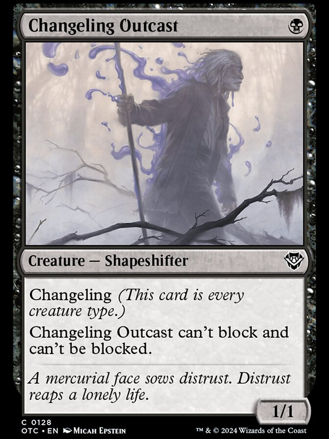 Changeling Outcast (Outlaws of Thunder Junction Commander) 1