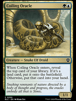 Coiling Oracle (Bloomburrow Commander)