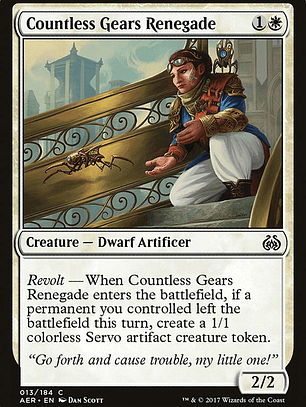 Countless Gears Renegade (Aether Revolt)