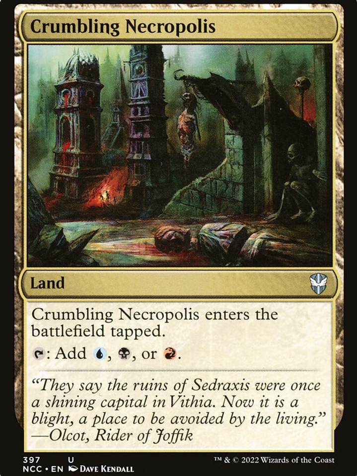 Crumbling Necropolis (New Capenna Commander) 1