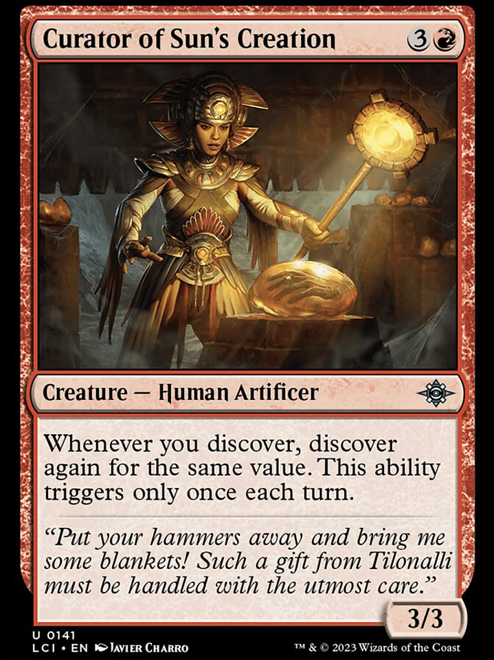 Curator of Sun's Creation (The Lost Caverns of Ixalan) 1