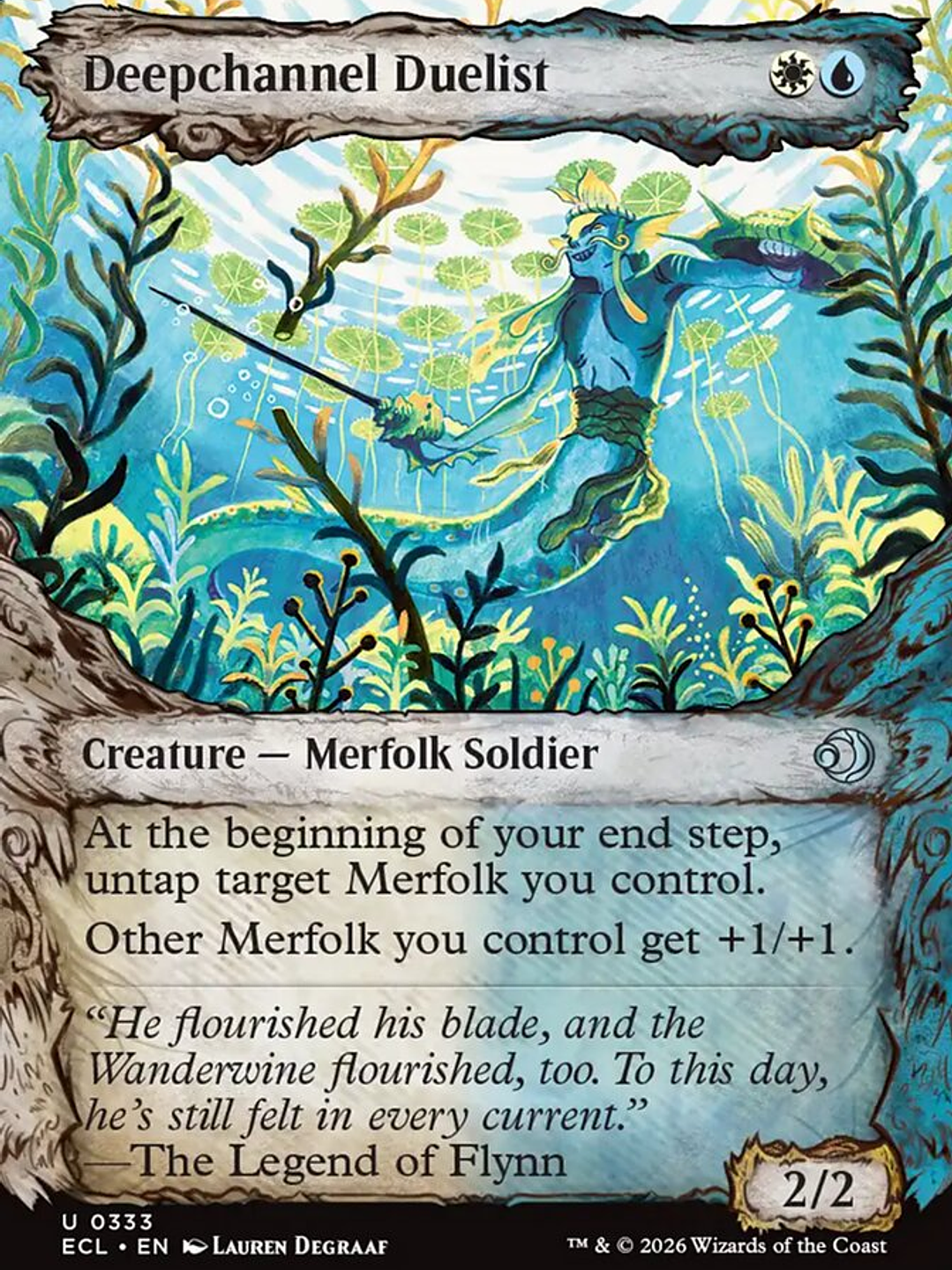 Deepchannel Duelist (Lorwyn Eclipsed) 1