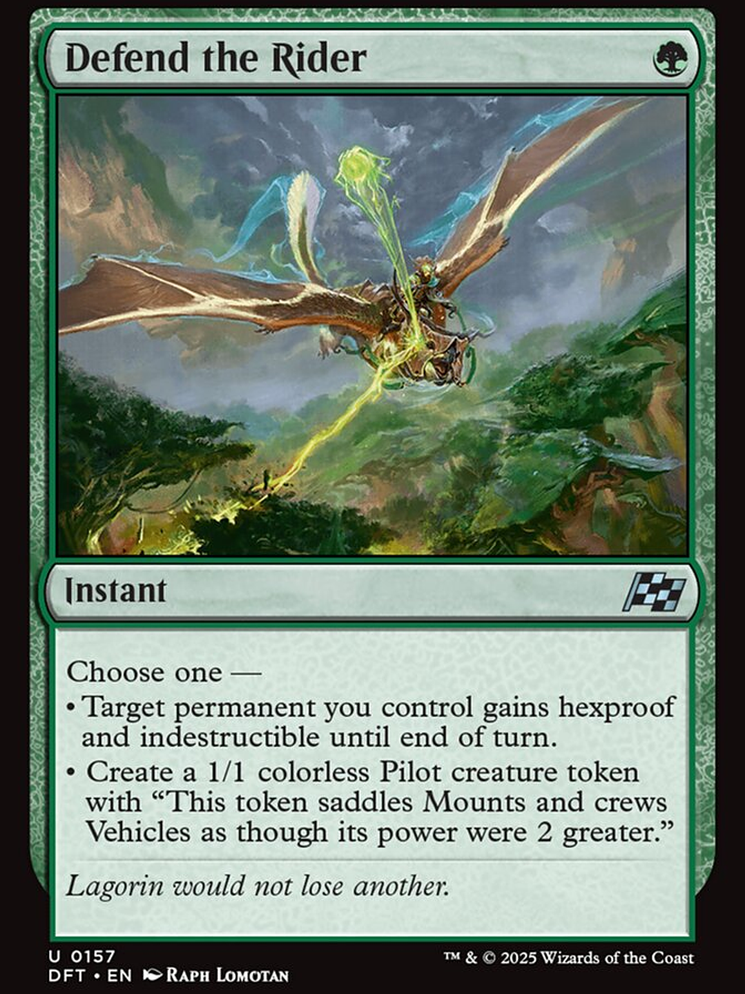 Defend the Rider (Aetherdrift) 1